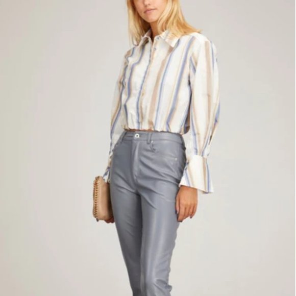 SIMKHAI Blythe Cropped Shirt - Picture 4 of 4